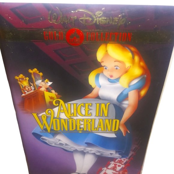 VTG Alice in Wonderland Walt Disney GOLD COLLECTION CLASSIC -VHS Movie-2002 - Picture 1 of 6